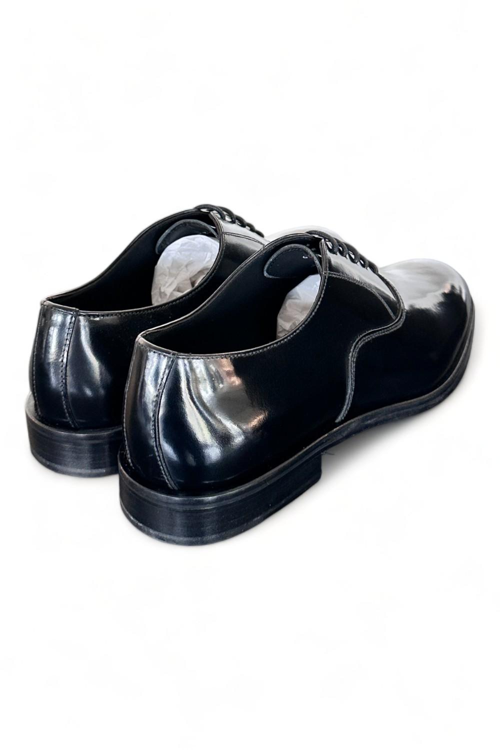 Scarpa francesina cerimonia nera Franco Fedele<BR/> 