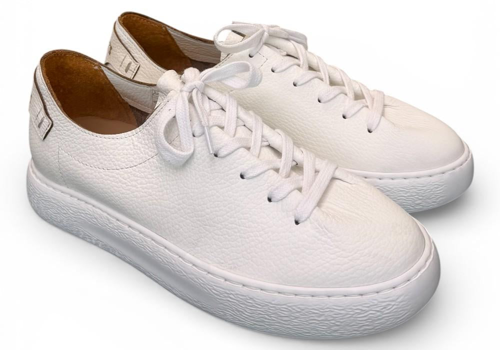 Sneaker pelle bianca taglio vivo Pawelks<BR/> <BR/> 