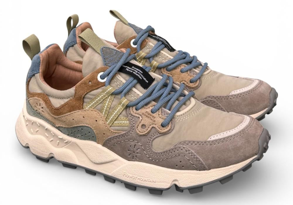 Sneaker donna Yamano 3 1D53 grey beige Flower Mountain 
