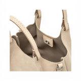 Borsa Dua piccola suede nude Gianni Chiarini 