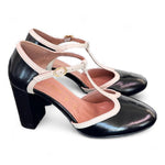 Semiaperto tondo naplak nero crema Les Autres<BR/> 