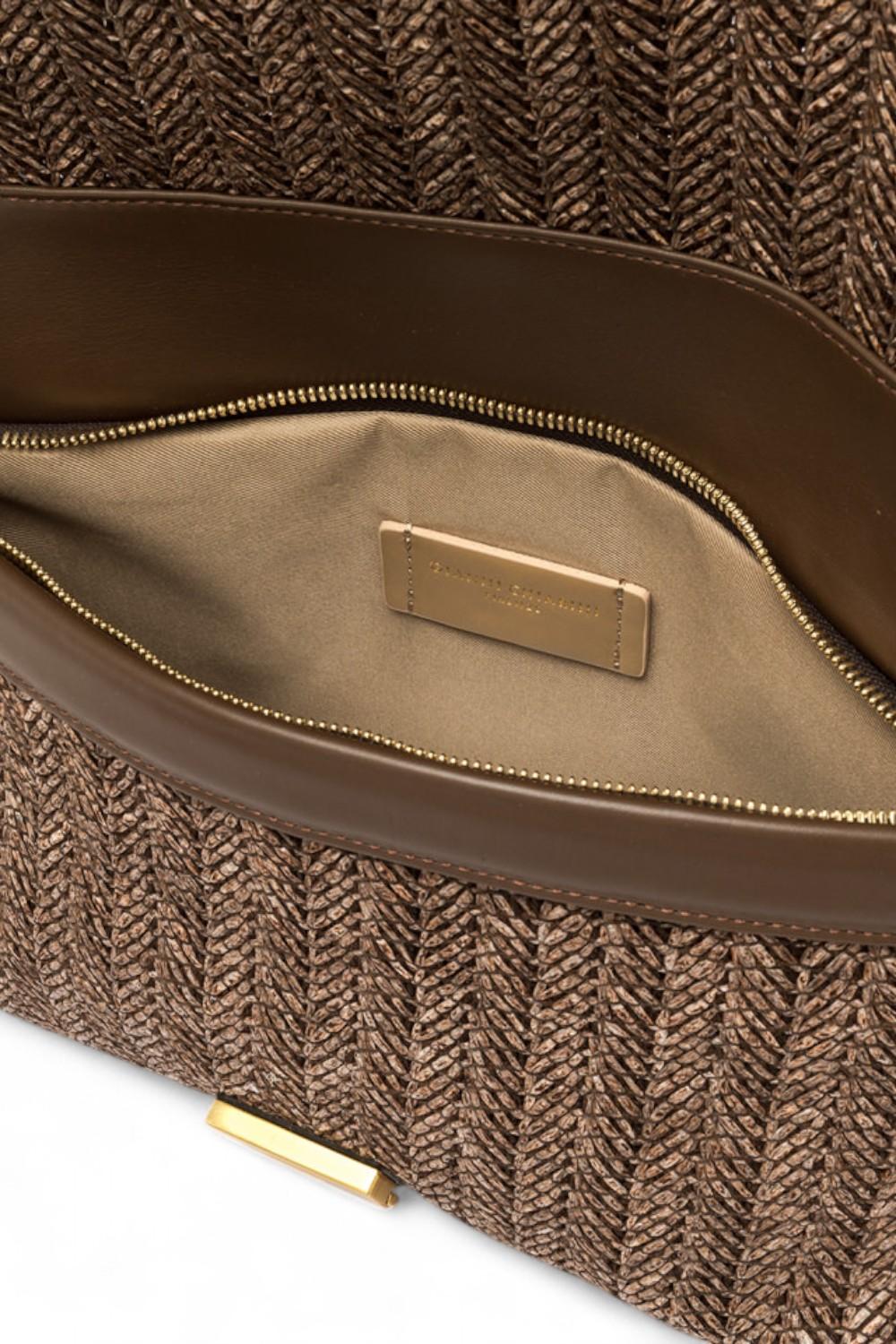 Sacca Marigold spinato choco Gianni Chiarini<BR/> 