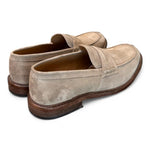 Mocassino suede beige Franco Fedele<BR/> 