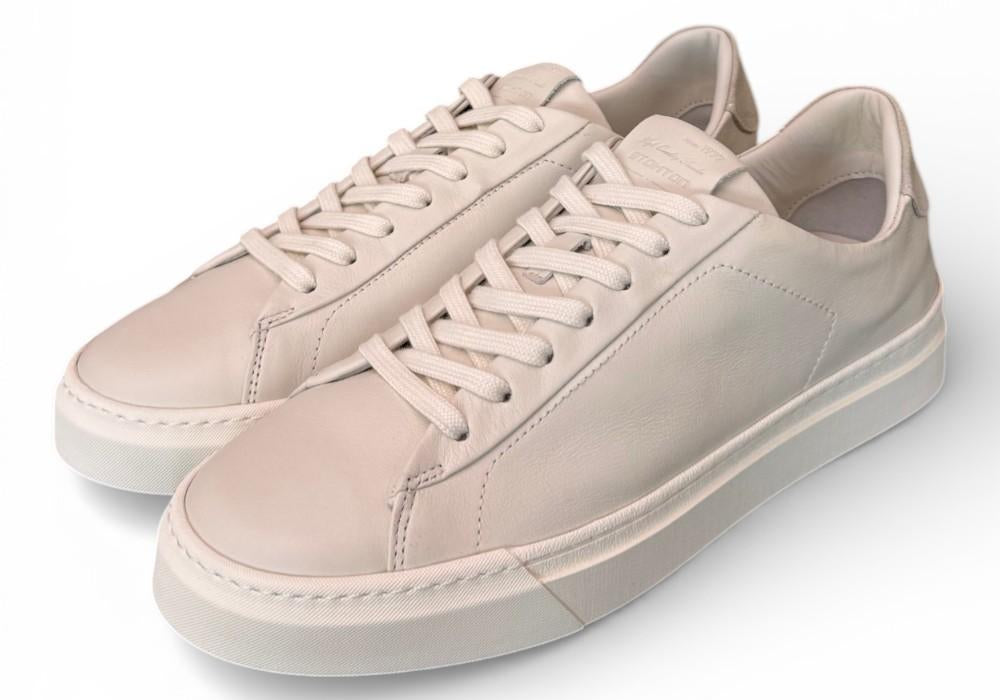 Sneaker uomo pelle panna Stokton<BR/> 