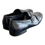 Mocassino fibbie pelle nera Pawelks<BR/> 
