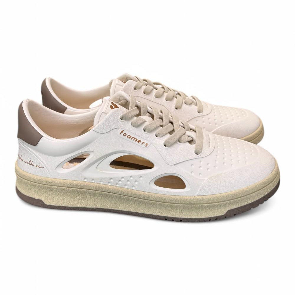 Sneaker Foamers Eva bianco tortora 
