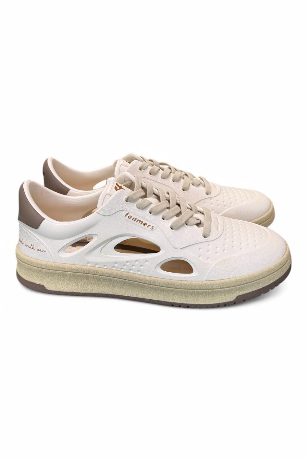 Sneaker Foamers Eva bianco tortora 