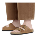 Ciabatta uomo Arizona 1028401 cognac oil leather Birkenstock 