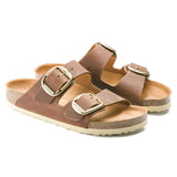 Ciabatta Arizona Big Buckle cognac oil leather Birkenstock 1011073 