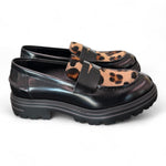 Mocassino pelle nero leo Uma Parker 