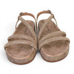 Sandalo strass bronzo Alma en Pena<BR/> 