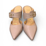 Sabot fibbia pelle Taupe Matteo Pitti 