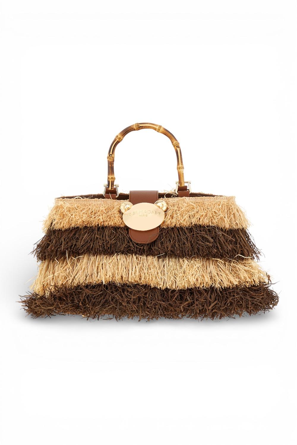 Shopping Riad Fringes beige marrone Rue Madam 