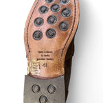 Mocassino suede testa di moro Franco Fedele<BR/> 