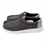 Sneaker uomo wally Juta grey black Hey Dude<BR/> 