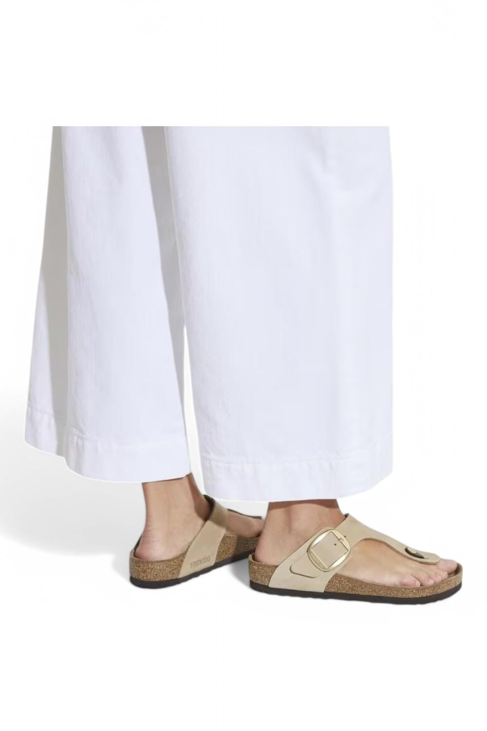 Ciabatta Gizeh Big Buckle nabuk sandcastle Birkenstock 1023966 