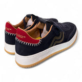 Sneaker uomo hi suede blu Primabase <BR/> 