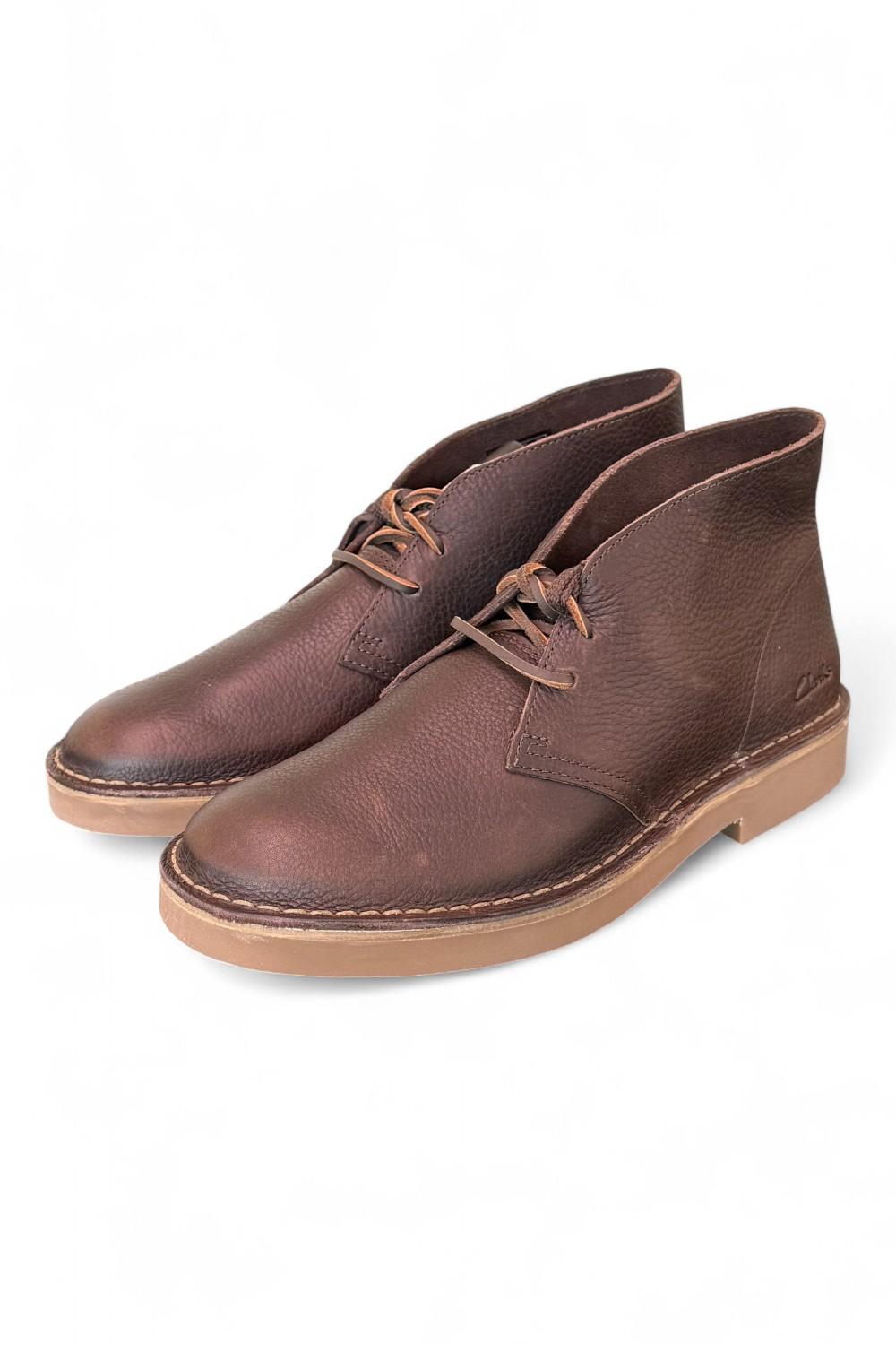 Desert Boot Evo pelle testa di moro Clarks 