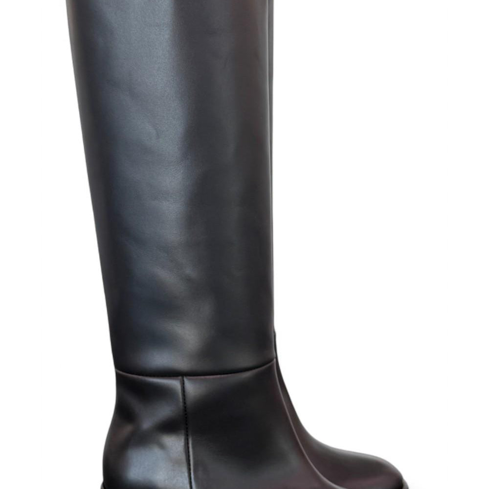 Stivale nappa nera T50 grosso Bianca Di<BR/> 