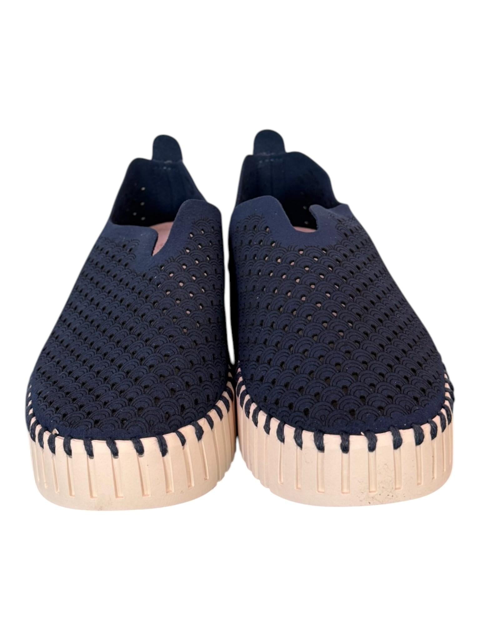 Scarpa traforata platform blu Ilse Jacobsen<BR/> 