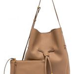 Secchiello Sienna pelle cuoio Gianni Chiarini<BR/> 