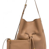 Secchiello Sienna pelle cuoio Gianni Chiarini<BR/> 