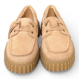Barca Clarks Boat Cleyhill Torhill suede beige cipria 