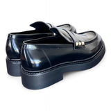 Mocassino donna Uma Parker borchiette nero 