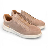 Sneaker no laces suede taupe Ambitious Hover 