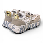 Sneaker donna Voile Blanche Club 105 bianca oro 1N03 