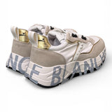 Sneaker donna Voile Blanche Club 105 bianca oro 1N03 