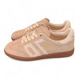 Sneaker donna Back70 Cloud 605 fur beige suede 