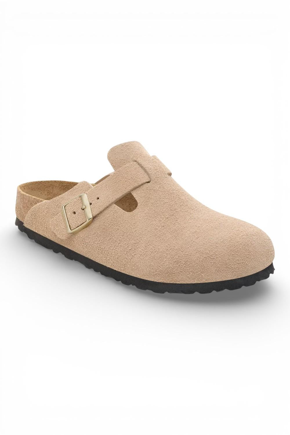 Sabot Boston Birkenstock Suede sandcastle 1030883 