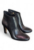 Stivaletto zip T80 pelle nera Elisa Lanci