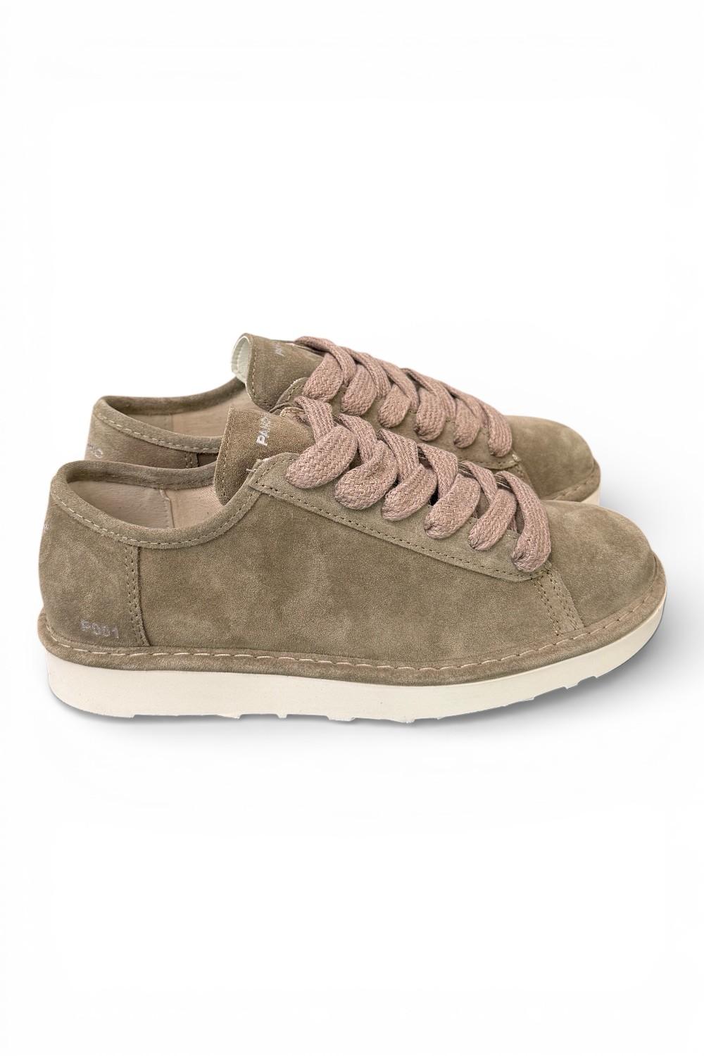 Allacciato uomo Panchic P01 suede khaki 