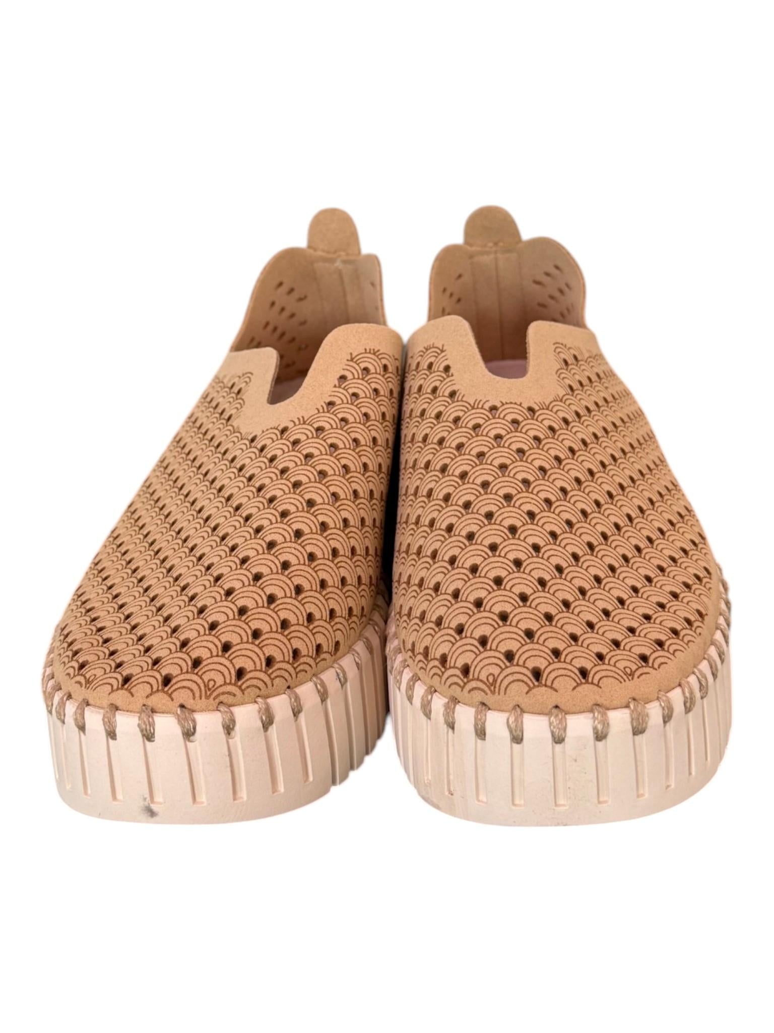 Scarpa traforata platform beige Ilse Jacobsen<BR/> 