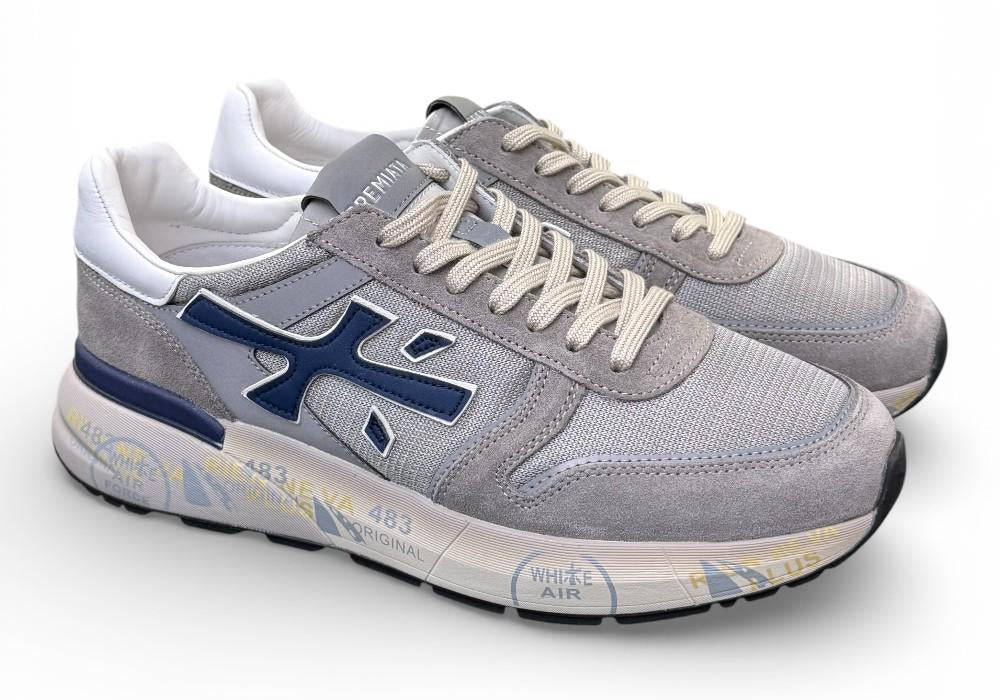 Sneaker uomo Mick 8001 Premiata grigio/blu 