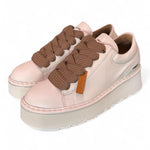 Scarpa allacciata donna Panchic P003 pelle avorio 