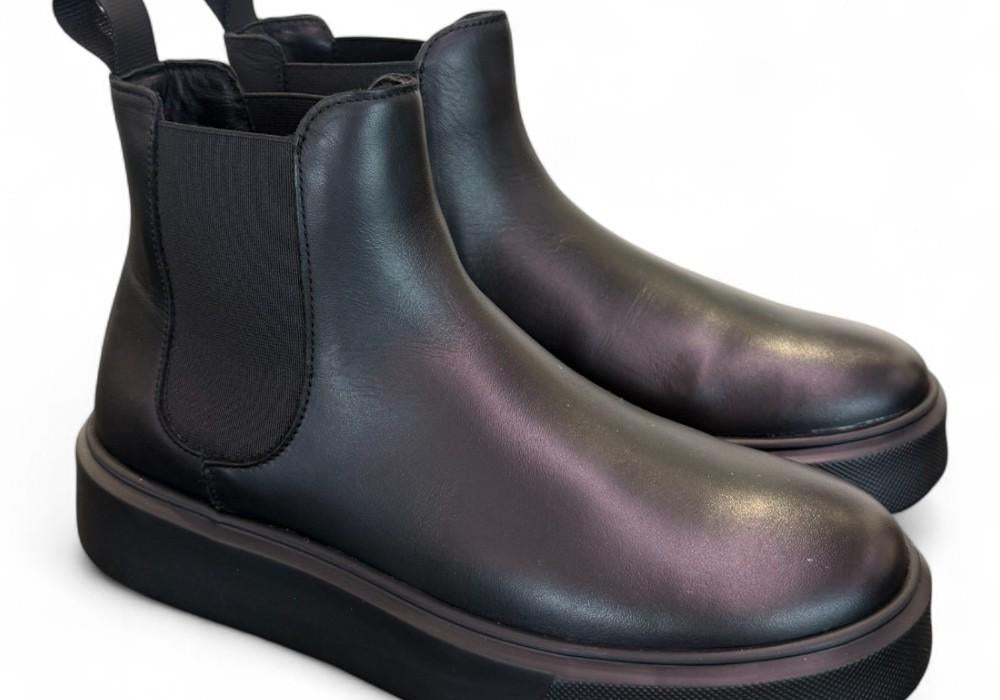 Stivaletto beatles pelle nera extralight Frau<BR/> 