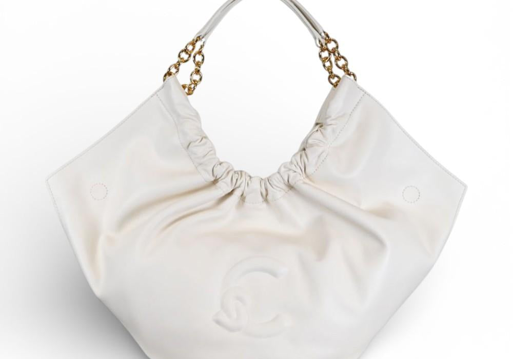 Borsa Smash medium chain pelle pearl Coccinelle 