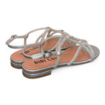 Sandalo incroci strass argento Bibi Lou<BR/> 