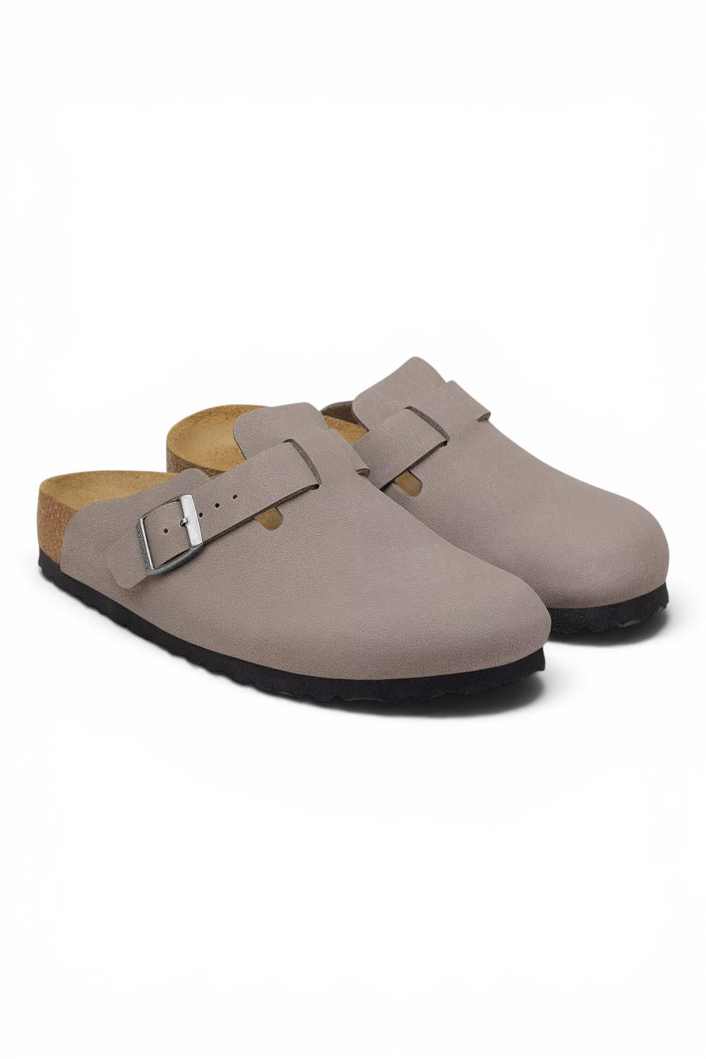 Boston TEX Birko-Flor Nubuck gray taupe<BR/> 