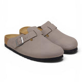 Boston TEX Birko-Flor Nubuck gray taupe<BR/> 