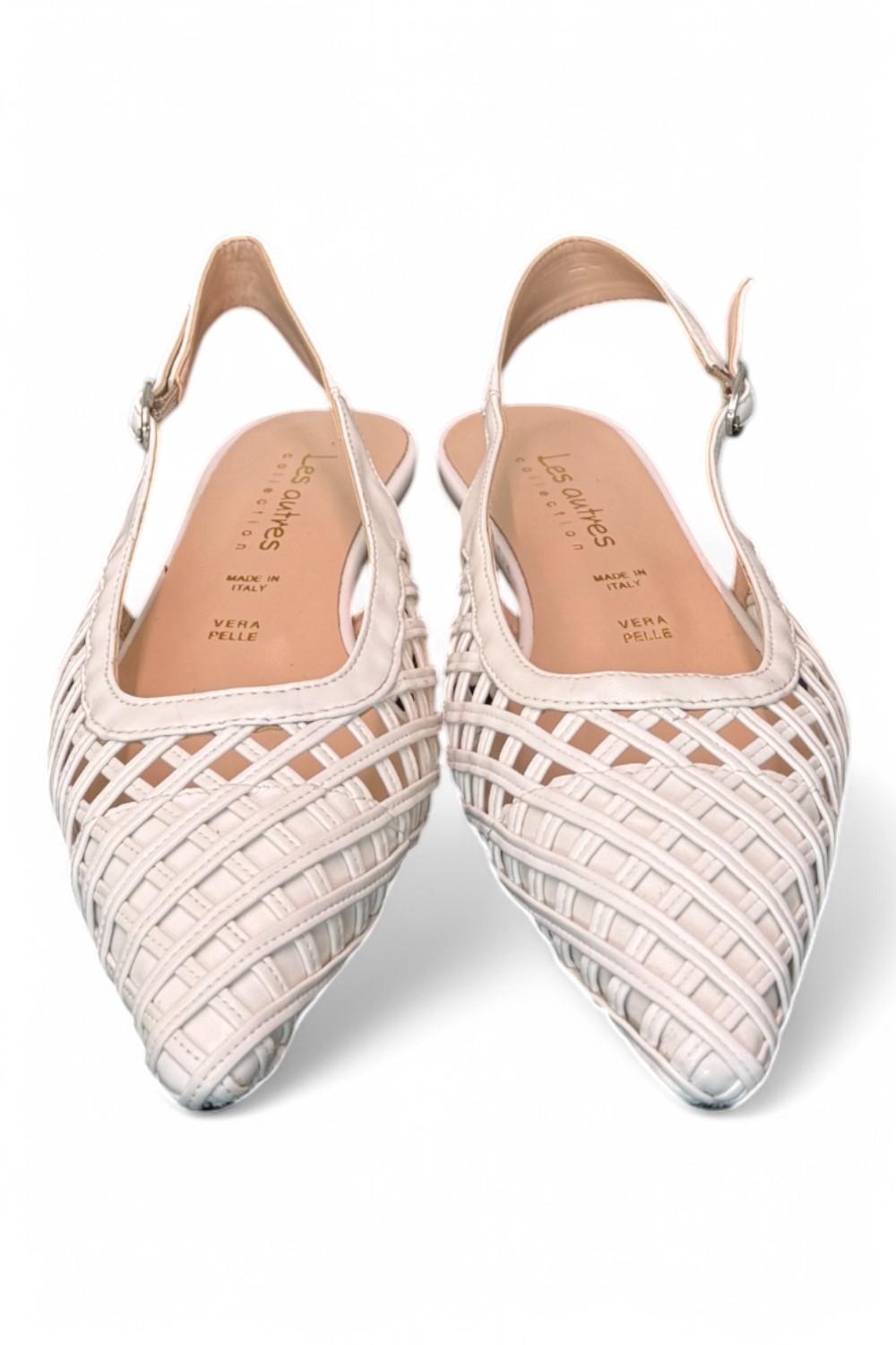 Slingback intreccio sasso flat Les Autres<BR/> 
