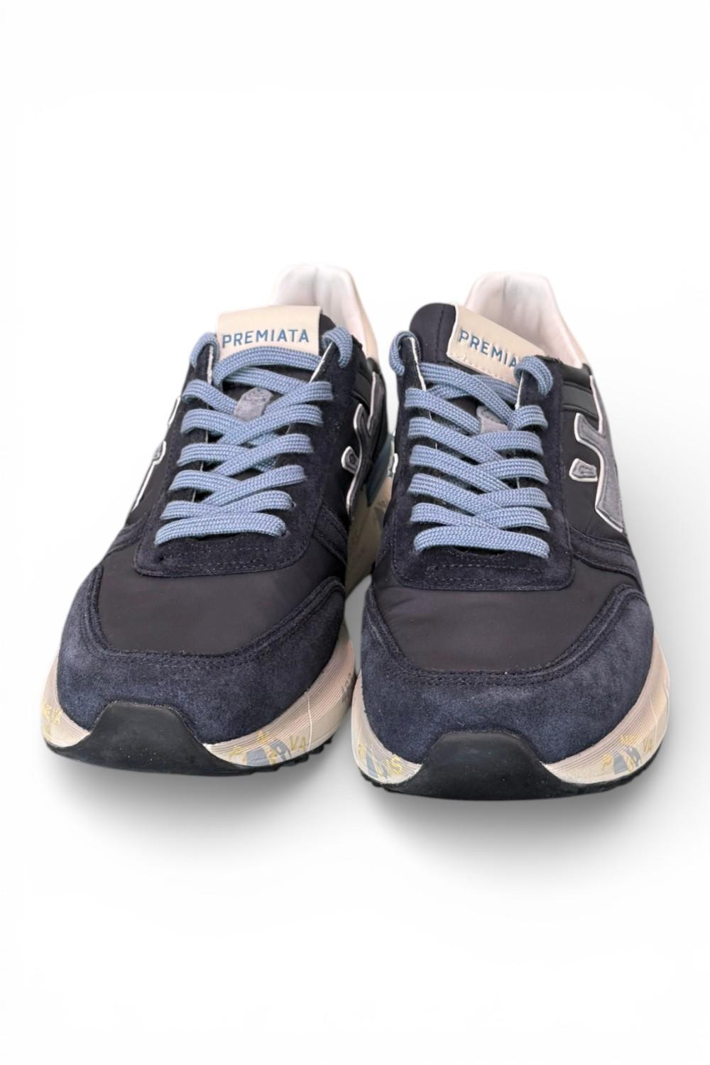 Sneaker uomo Mick 7716 Premiata blu grigio 