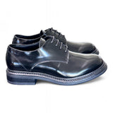Allacciato liscio donna Uma Parker man style nero<BR/> 