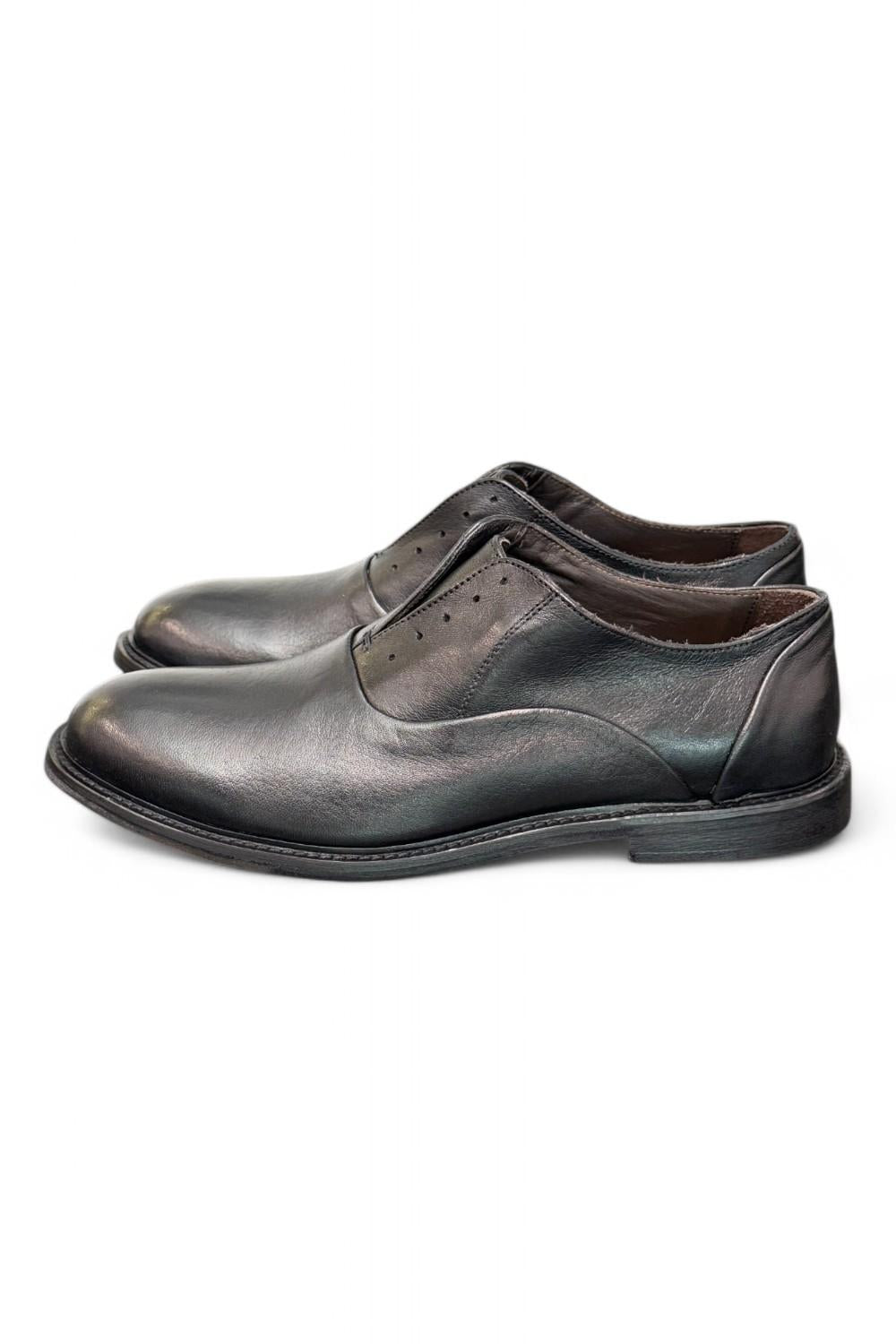 Scarpa uomo No-laces nera F.lli Rennella 