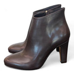 Stivaletto zip T80 pelle marrone Elisa Lanci<BR/> 