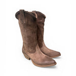Stivale texano suede mustang Metisse<BR/> 