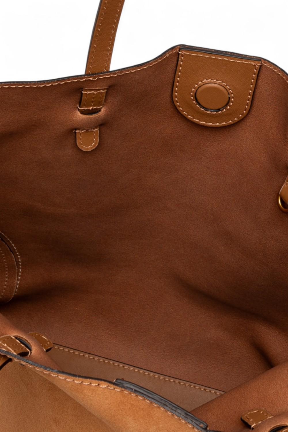 Shopping Violette suede caramel Gianni Chiarini<BR/> 